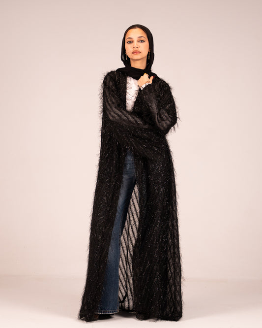 The midnight kaftan-Black